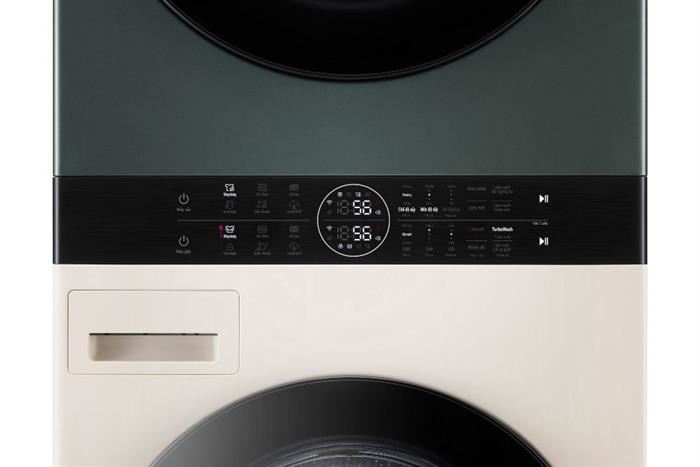 Tháp giặt sấy LG WashTower Inverter giặt 14 kg - sấy 10 kg WT1410NHEG